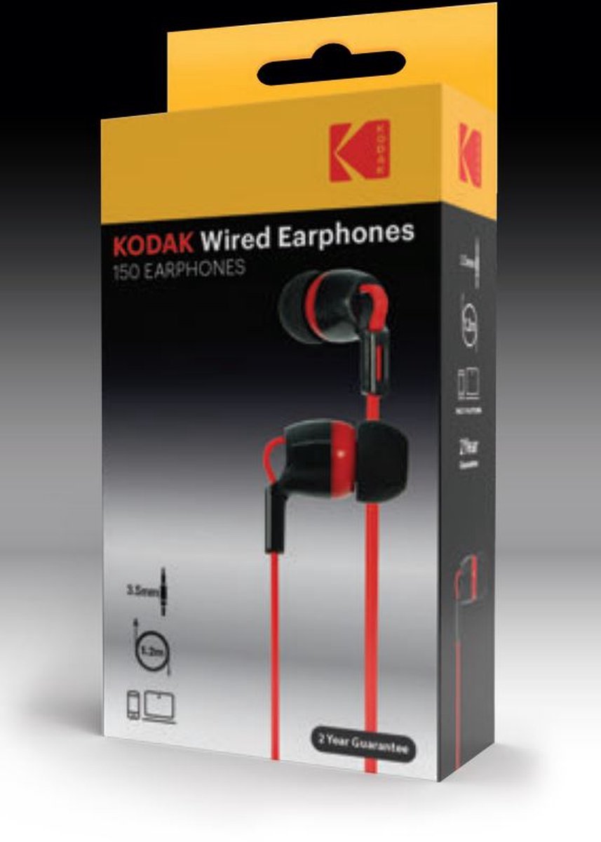 Kodak - 150 - Wired Earphones - Bedrade Koptelefoon - 3.5MM - 1.2M