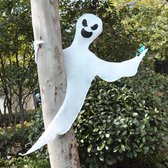 53 "Halloween Buigbare Boom Wrap Ghost Decoraties voor Halloween Outdoor Gazon Decoraties Boom Pijler Decoraties Ghost Feestartikelen)