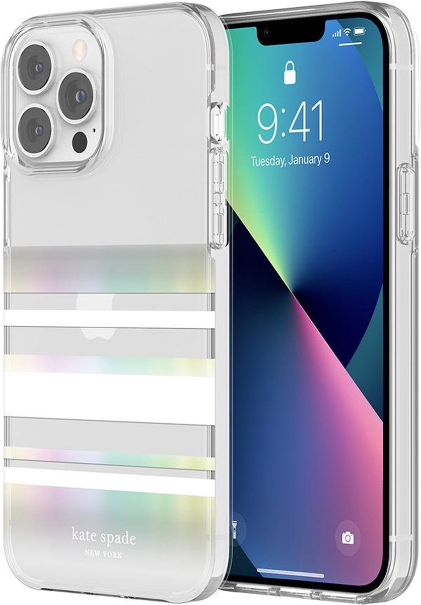iPhone 13 Pro Max Hardshell - Holografische Park Stripe