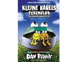 foto van BOEK Kleine Karels Tekenclub 2 -   Als kikkers gaan keten