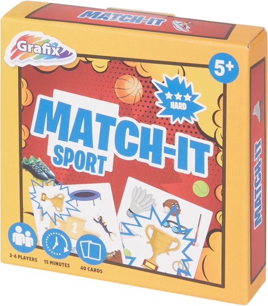 Afbeelding van het spel Grafix - Match It Sport - Kinderspel - Educatief