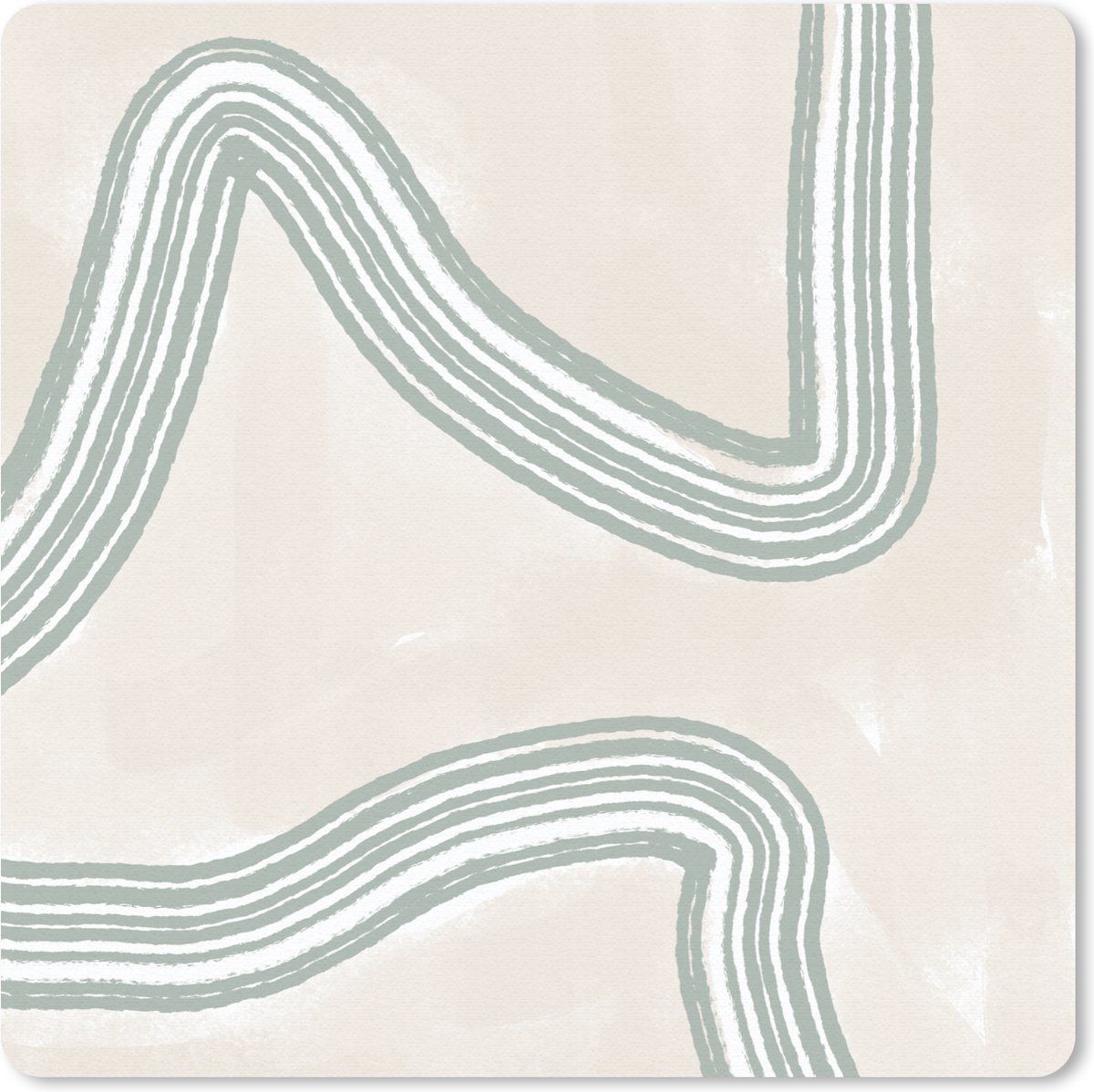 Muismat 20x20 cm - Mousepad Lijn - Abstract - Design - Muismatten