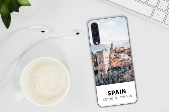 Coque Samsung Galaxy A50 - Espagne - Kasteel - Vintage - Été - Coque de téléphone en Siliconen