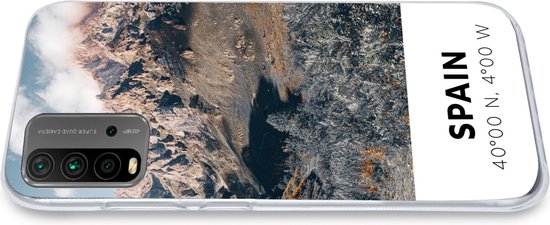 Telefoonhoesje Geschikt voor Xiaomi Geschikt voor Redmi 9T hoesje - Spanje - Bergen - Zomer - Siliconen Telefoonhoesje Telefoonhoesje