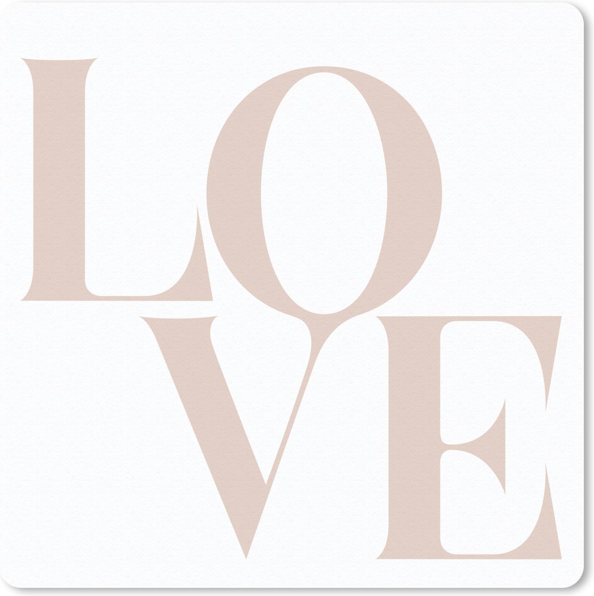 Muismat 30x30 cm - Mousepad Tekst - Quotes - Love - Muismatten