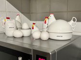 AFECTO® Micro-ondes Egg Cooker - Egg Cooker - Egg Cooker Micro-ondes - pour 4 œufs