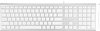 Macally UCACEKEYA Super dun bedraad USB-C toetsenbord voor Mac en PC - Wit/Zilverkleurig - US Engels (QWERTY) layout