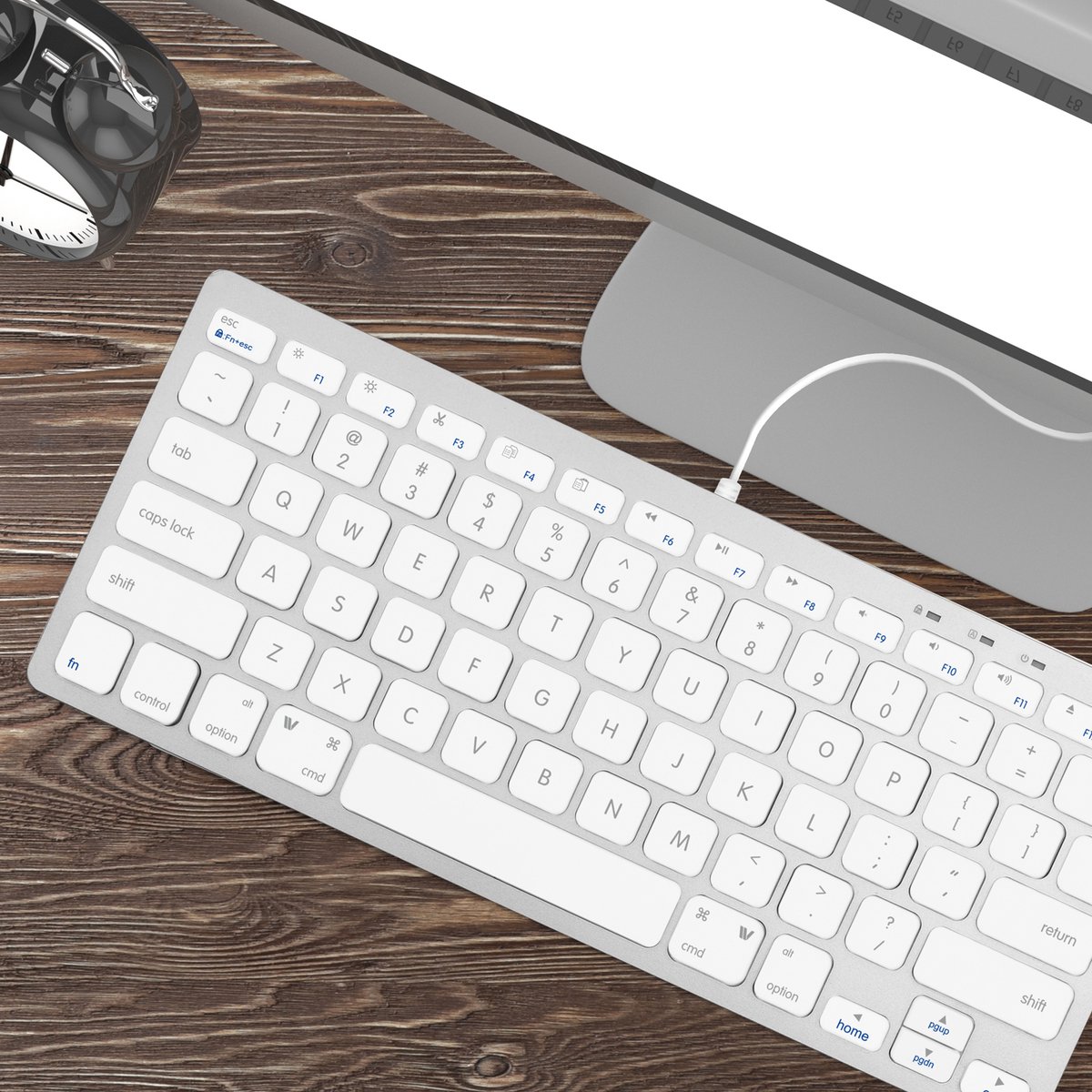 Macally UCSLIMKEYCA USB-C Toetsenbord voor Mac en iPad thumbnail 4