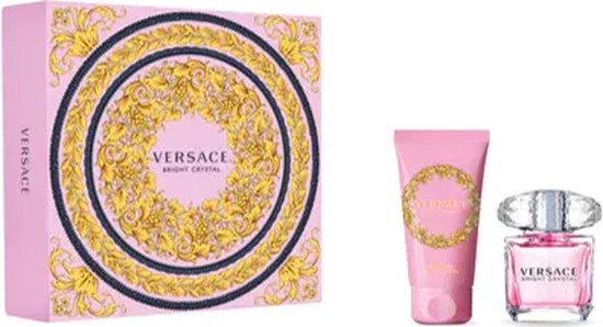 Versace Bright Crystal Gift Set 30 ml Eau de Toilette spray + 50 ml Bodylotion