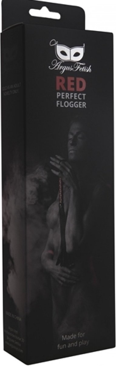 Goedkoopste Argus Perfect Flogger Red - Rode Zweep - AF 001028