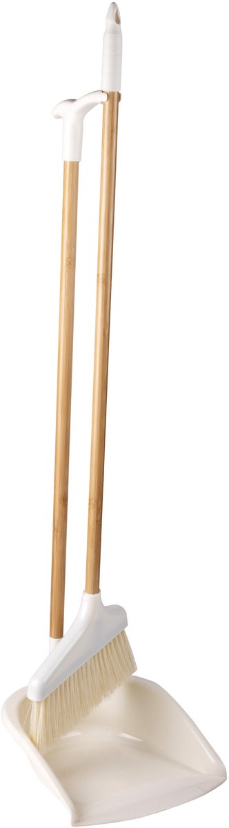 Alpina Bezem en blik set - Bamboe handvatten, 97 cm