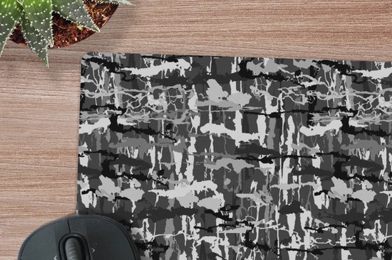 Bureau onderlegger 80x40 cm - Muismat Camouflage - Verf - Patronen - Bureaulegger xl - Desk mat beschermer - Computer muismatten