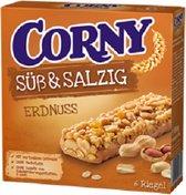 Corny Mueslirepen Sweet & Salty Peanut 6 repen à 25 g - doos van 10 x 150 g