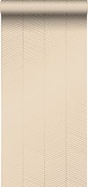 ESTAhome behangpapier visgraat-motief licht perzikroze - 139450 - 0,53 x 10,05 m