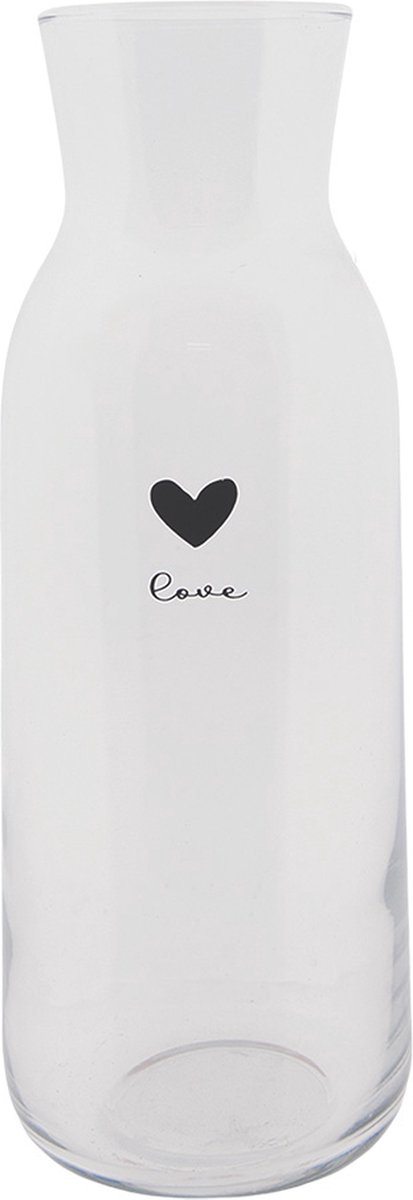 Clayre & Eef Karaf 1000 ml Glas Hart