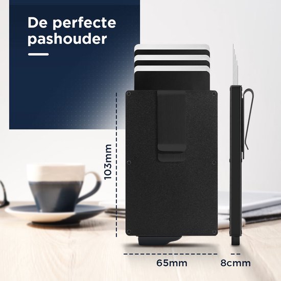 Saetti Pasjeshouder - Luxe Portemonnee - Grijs - 12 Pasjes Creditcardhouder Rfid En Nfc Kaarthouder Echt Leer 9200000118573714