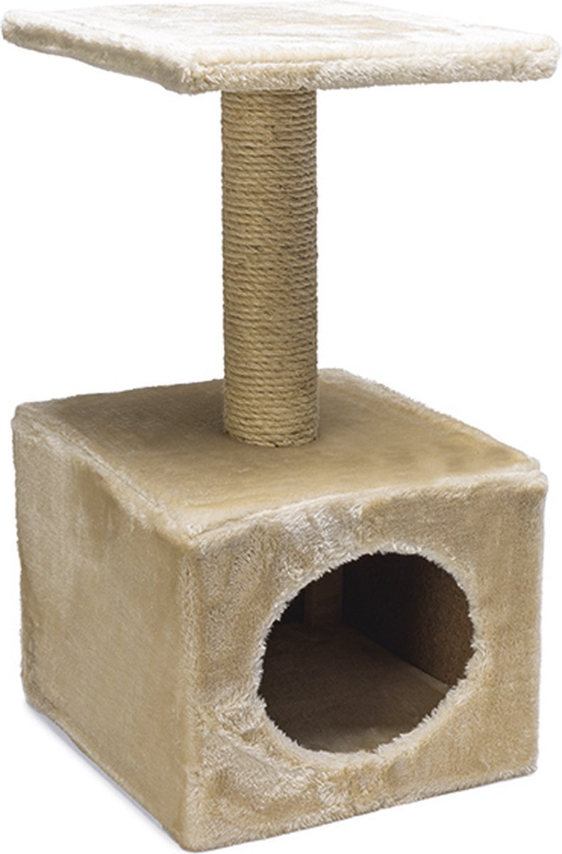 Beeztees Christa - Krabpaal - Beige - 30x30x60 cm