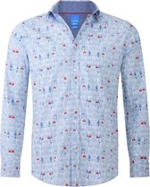 A'DAM Overhemd-XL - Lureaux - Kleurrijke Print Overhemden