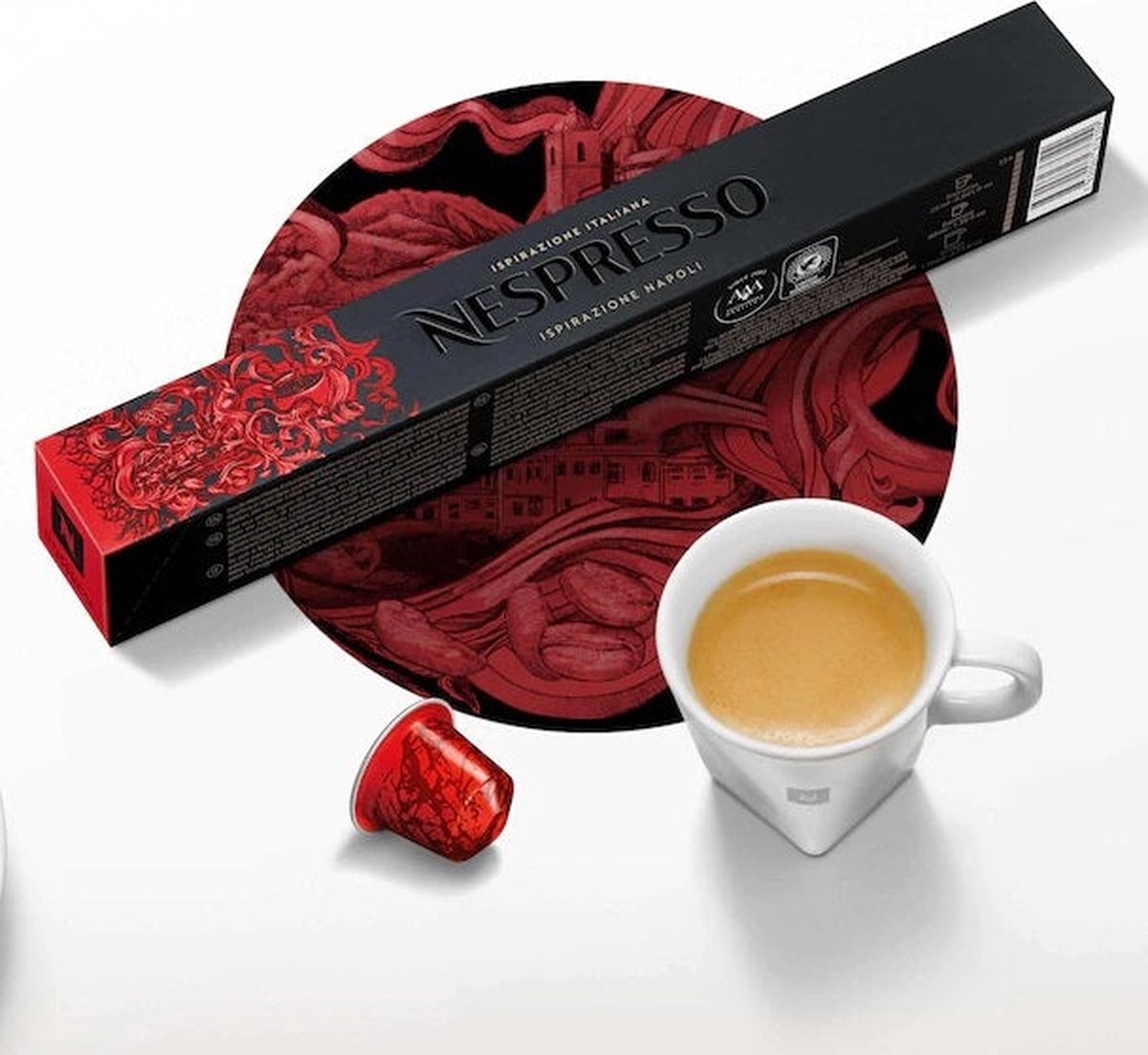 Nespresso - Napoli - Nespresso Cups - 100 Stuks