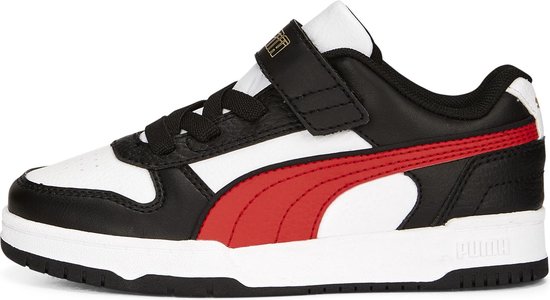 PUMA RBD Game Low AC+PS Unisex Sneakers - White/ForAllTimeRed/Black/Gold - Maat 31