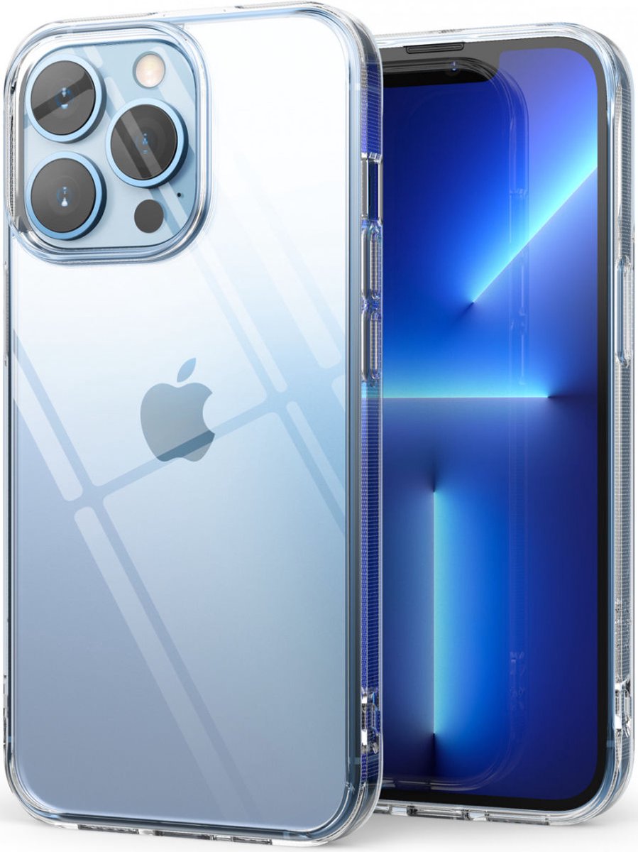 iPhone 13 Pro Max Telefoonhoesje - Apple iPhone - Shock Proof- Siliconen Hoesje- Case Cover -Transparant - Geschikt voor Apple iPhone 13 Pro Max
