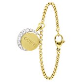 Guess Dames Guess goldplated stalen armband MOON PHASES - Armband - Staal - Goudkleurig - 18.5 cm