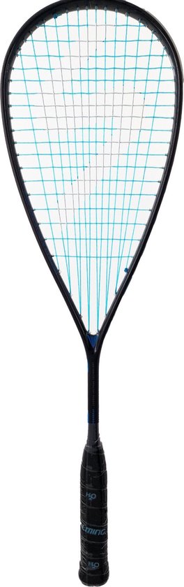 Feather Squash Racket Salming Powerray Feather - Squashracket - Black/Cyan | bol.com