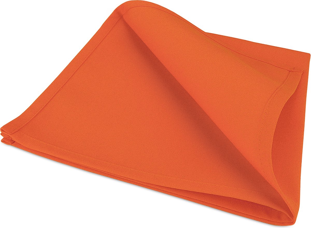 Treb Horecalinnen Servetten 10 stuks Tangerine 51x51cm - Treb SP