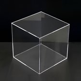 Plexiglas kubus / box | 35x35x35cm | Met afneembare deksel