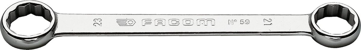 Facom 59.12x13 rechte 12-kantringsleutel 12x13mm
