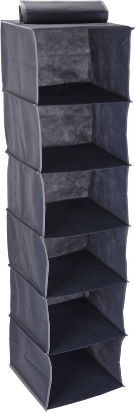 Hedendaags Skim klei Kledingkast organiser - Hang organiser - Organizer - Opberger | 6-vaks |  bol.com