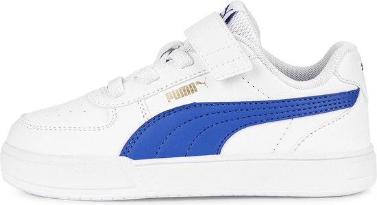 PUMA Caven AC+ PS Unisex Sneakers - White/RoyalSapphire/Gold - Maat 28