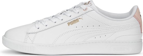 PUMA Vikky v3 Lthr Dames Sneakers - White/RoseDust/Gold - Maat 38