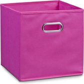Set van 5x stuks roze opbergmanden/kastmanden 28 x 28 cm - Speelgoed manden - Opruimmanden - Opbergers