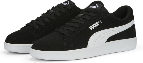 PUMA PUMA Smash 3.0 Unisex Sneakers - Puma Black-Puma White - Maat 44.5