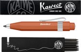 Kaweco - Portemine 3.2 - Skyline Sport - Clip Octogonal Nostalgique Chrome - Fox (Rouge marron) - Avec boite de recharges