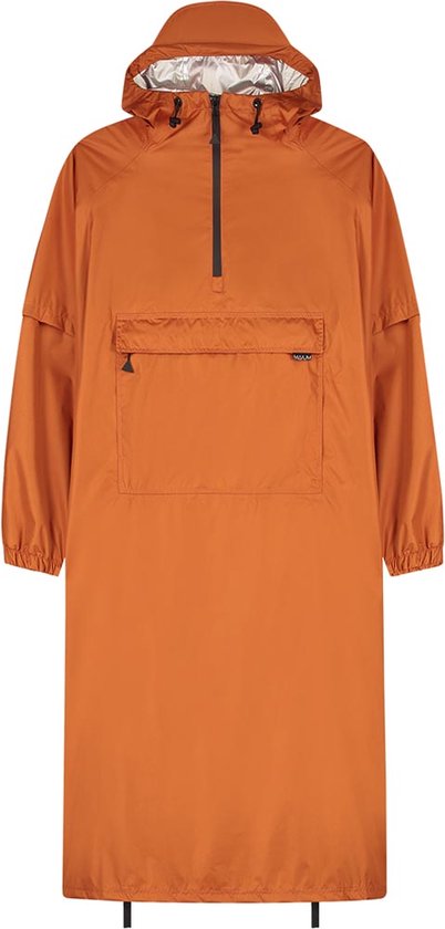 Maium - Regenponcho voor kinderen - Kids Poncho - Kaneelstokje - maat S (2yr)