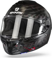 Shark Spartan Gt Bcl. Micr. E-Brake Mat Mat Black Red Anthracite KRA 2XL - Maat 2XL - Helm