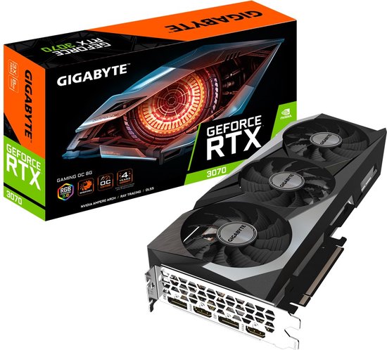 GIGABYTE RTX 3070 GAMING OC 8G LHR grafische kaart GV