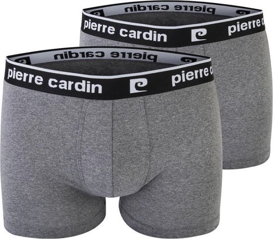 Pierre Cardin 2 pack boxershorts maat S grijs melee
