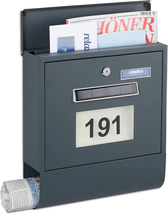optillen dubbele Portugees Brievenbus - Letter Box – Letterbox – Duurzaam – Weerbestendig – Premium  Kwaliteit -... | bol.com