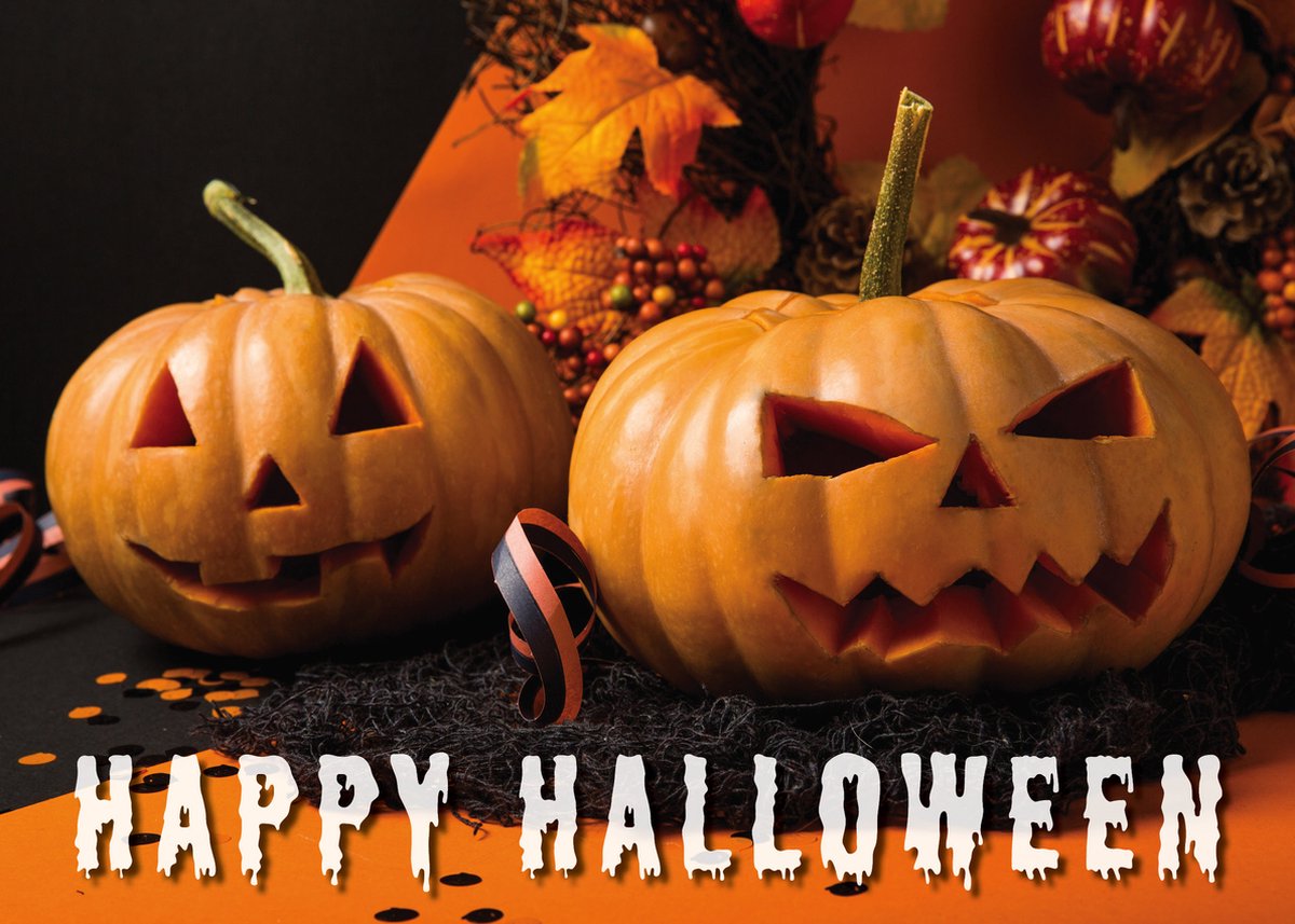 Papieren Placemats Halloween 50 stuks (30x42cm)
