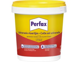 Perfax Vloerlijm 1 Kg | Universele Hechting voor PVC & Textiel | Snelle Eindsterkte & Gemakkelijke Applicatie | Transformeer Jouw Vloerprojecten!