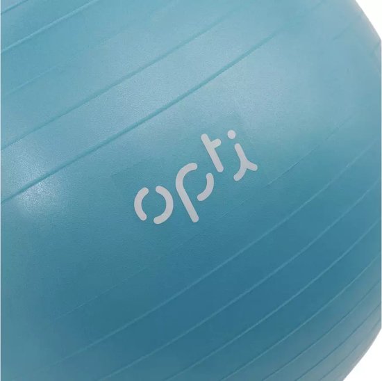 Opti Gym Ball fitnessbal-swiss bal 75cm blauw met pomp bol