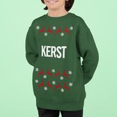 Ugly Christmas Sweater Enfant Vert - Rennes de Noël (7-8 ans - TAILLE 122/128) - Costumes de Noël garçons & filles