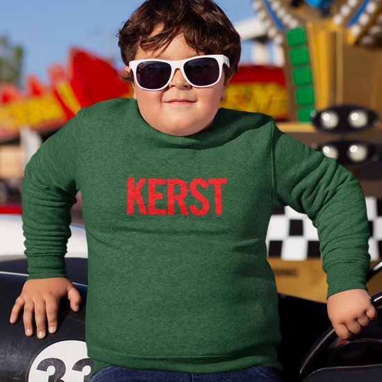 cafe Maestro Bijwonen Foute Kersttrui Groen Kind - Kerst Red (3-4 jaar - MAAT 98/104) -  Kerstkleding voor... | bol.com