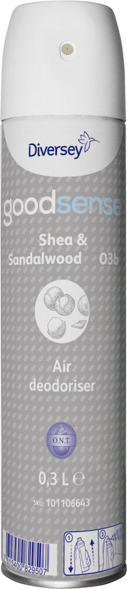 Good Sense luchtverfrisser Shea & Sandalwood, flacon van 300 ml