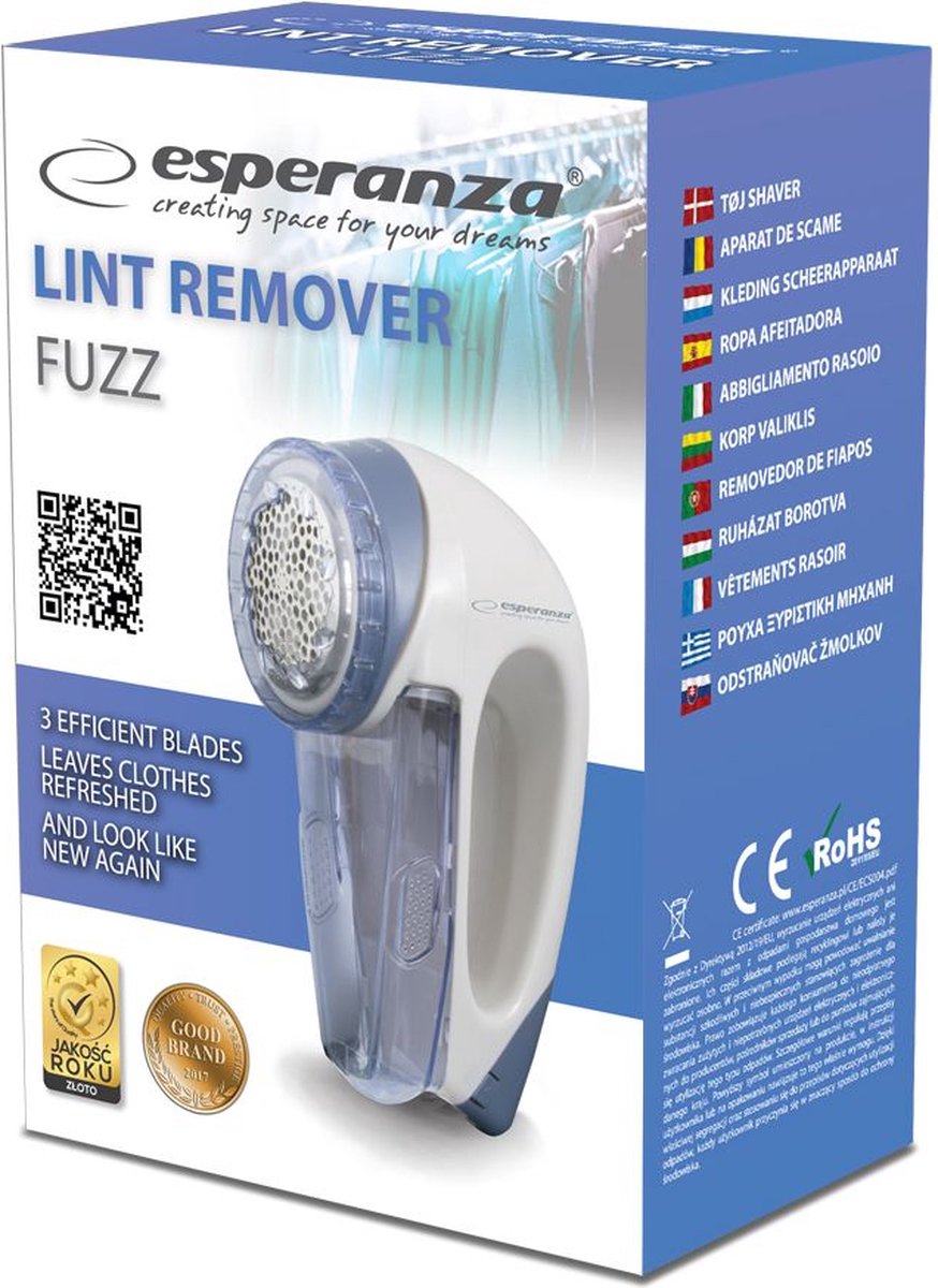 WiredLux Oplaadbare Lint Remover voor Kleding, Wol & Truien – Elektrische Pluizenverwijderaar/Fabric Shaver – Draagbare Ontpiller & Ontpluizer tegen Lint & Pluis – USB-opladen (Oslo Blauw