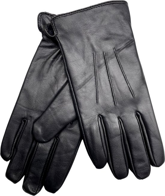 Gant cuir homme - Doublé gant homme - Coupe vent et déperlant - Taille XL