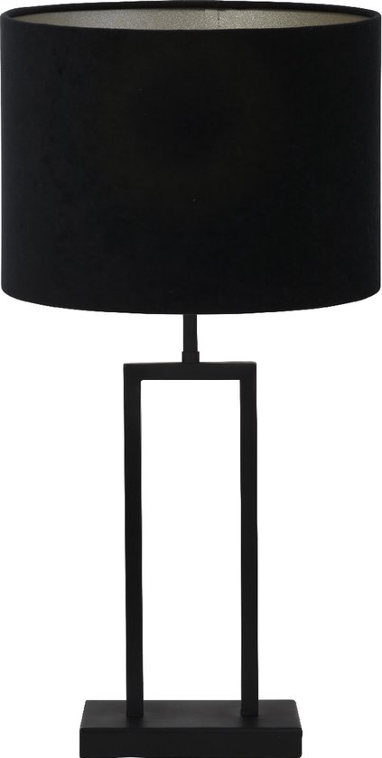 Light & Living Tafellamp Shiva/Velours - Ø30x62cm - Woonkamer - Slaapkamer